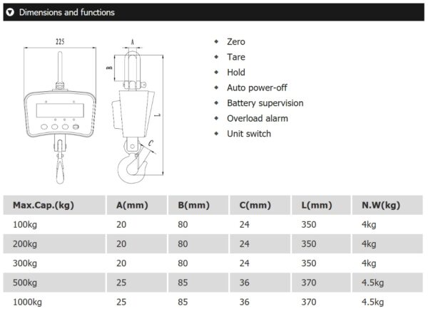 SENS M series - HS-M-100 - 100Kg - 0.05Kg - Image 4