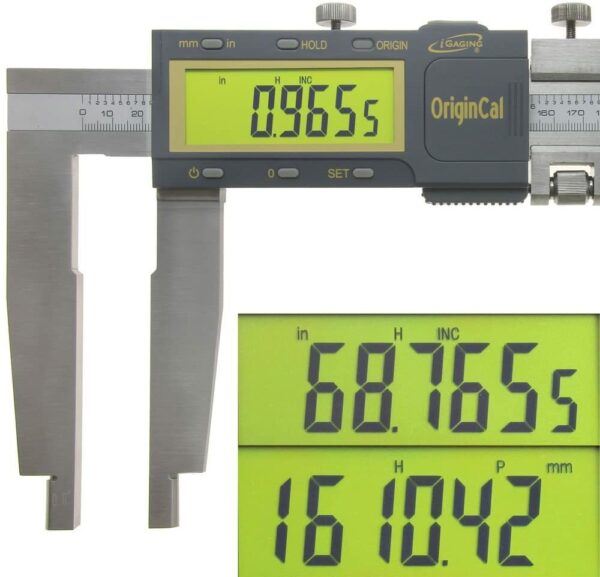 iGaging Absolute OriginCal - Heavy Duty Digital Vernier Caliper - 1,000mm (0-40") - Image 2