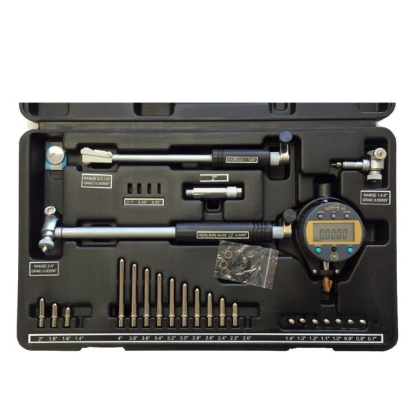 iGaging Bore Gauges 3-in-1 Extended Range - Digital Absolute Technology - From .7″ To 6″/.00005″- IP54